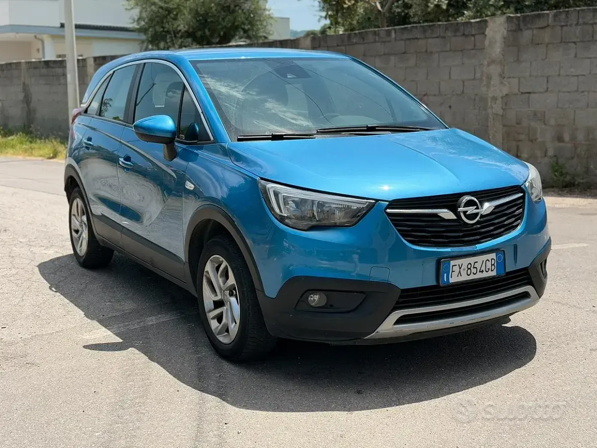 Usata Opel Crossland 120 CV (88 kW) 2019 Blu SUV