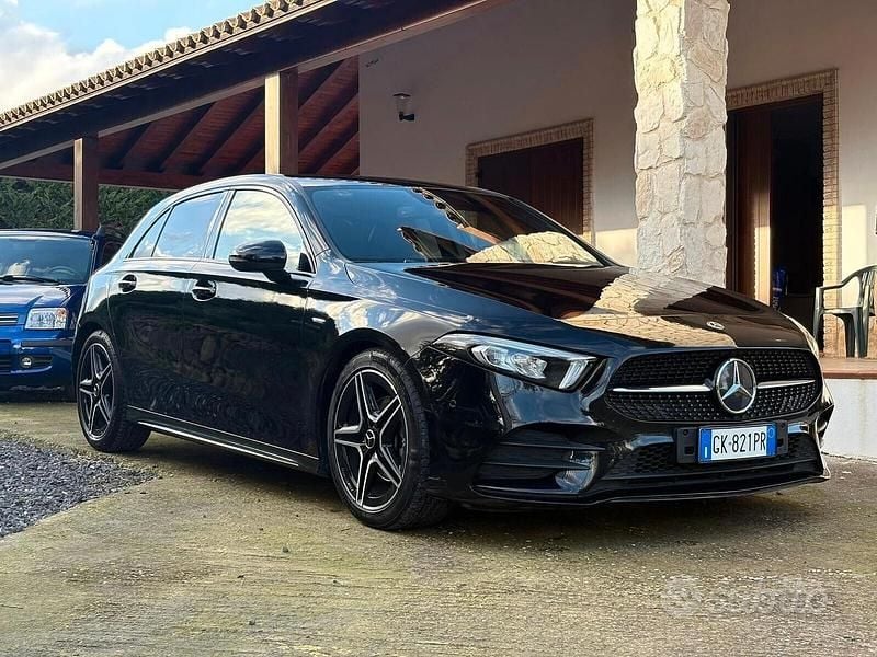 Usata Mercedes A200 Premium 150 CV (110 kW) 2021 Nero Berlina