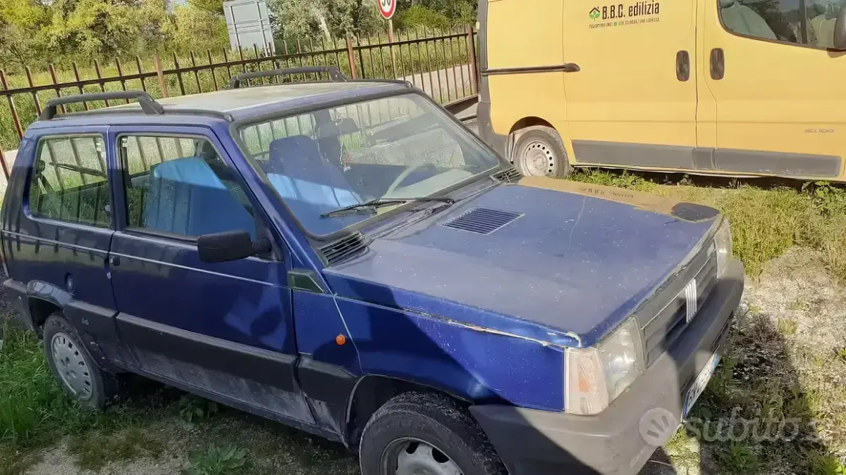 Usata Fiat Panda 4x4 54 CV (39 kW) 2000 Blu Utilitaria
