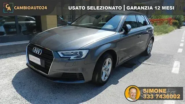 Usata Audi A3 Business 150 CV (110 kW) 2018 Grigio Berlina