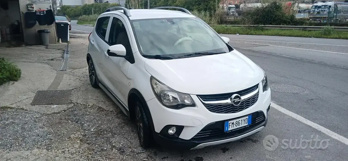 Usata Opel Karl 75 CV (55 kW) 2018 Bianco Utilitaria