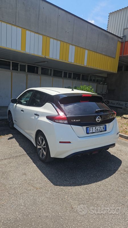 Usata Nissan Leaf 39 kW (54 CV) 2018 Bianco Utilitaria