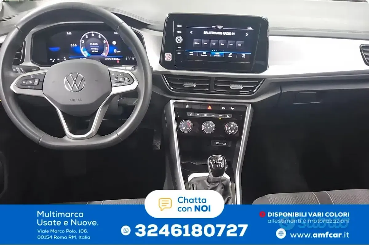 Usata VW T-Roc Life 116 CV (85 kW) 2025 Nero SUV