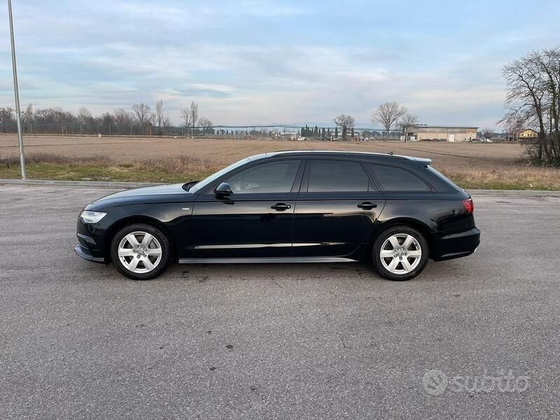 Usata Audi A6 S-Line 218 CV (160 kW) 2015 Nero Station wagon