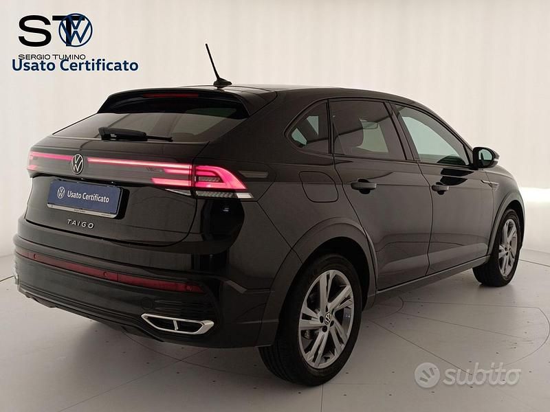 Usata VW Taigo R-line 110 CV (80 kW) 2022 Nero SUV