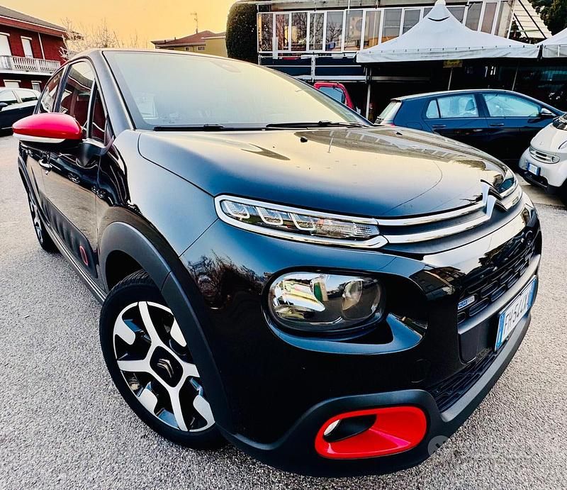 Usata Citroën C3 PureTech 82 CV (60 kW) 2017 Nero Berlina