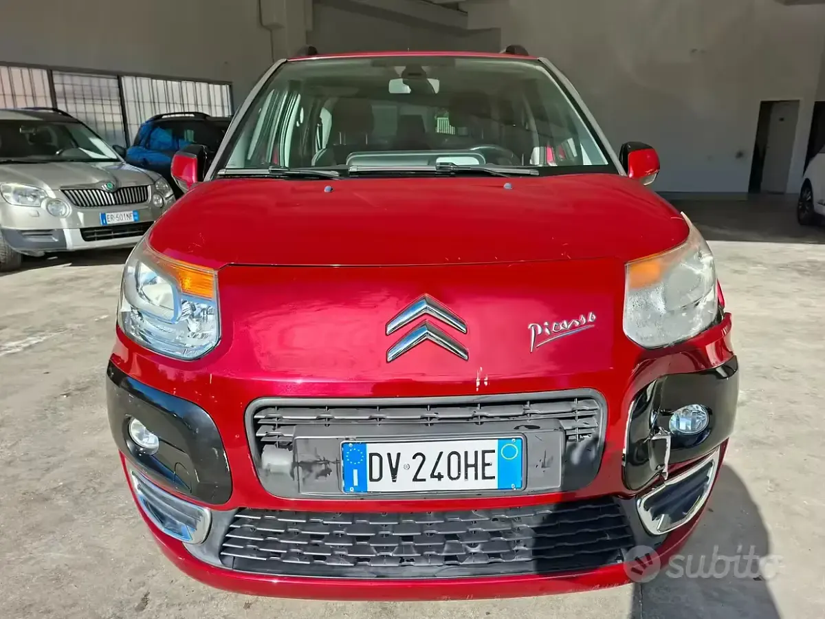 Usata Citroën C3 Picasso Exclusive 95 CV (69 kW) 2009 Rosso Monovolume