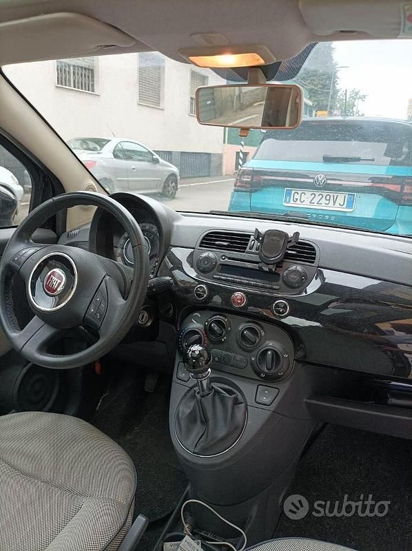Usata Fiat 500 69 CV (50 kW) 2010 Nero Utilitaria