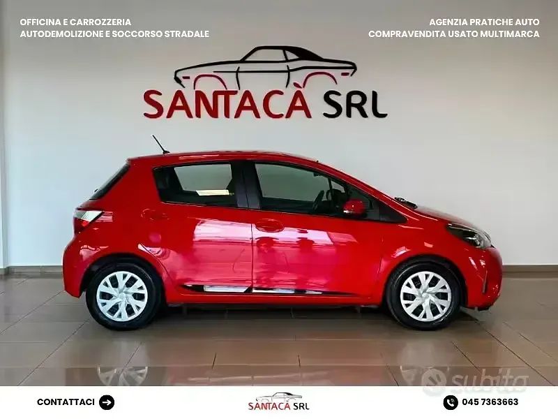 Usata Toyota Yaris Active 72 CV (52 kW) 2019 Rosso Berlina