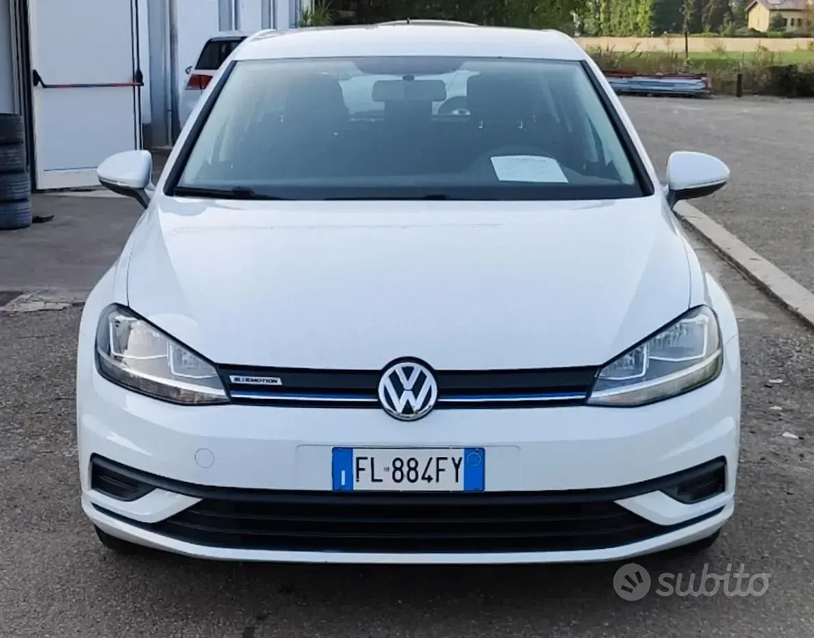 Usata VW Golf VII Trendline 110 CV (80 kW) 2017 Bianco Berlina