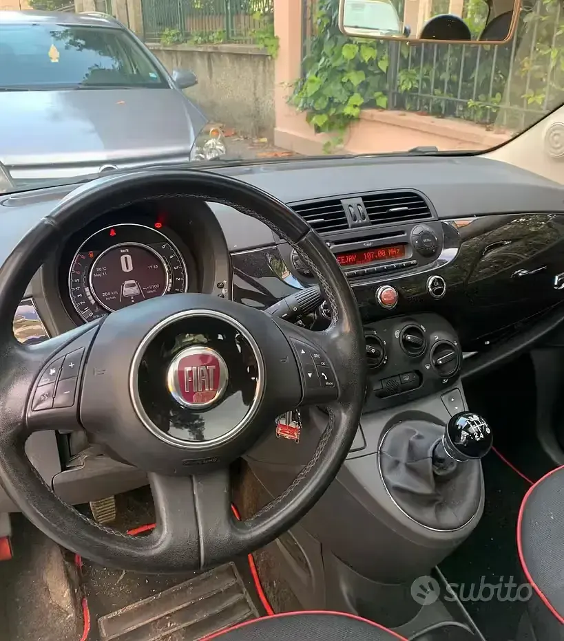 Usata Fiat 500 Lounge 2014 Nero Utilitaria