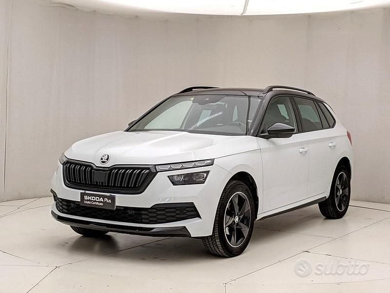 Usata Skoda Kamiq Monte Carlo 110 CV (80 kW) 2023 Bianco SUV