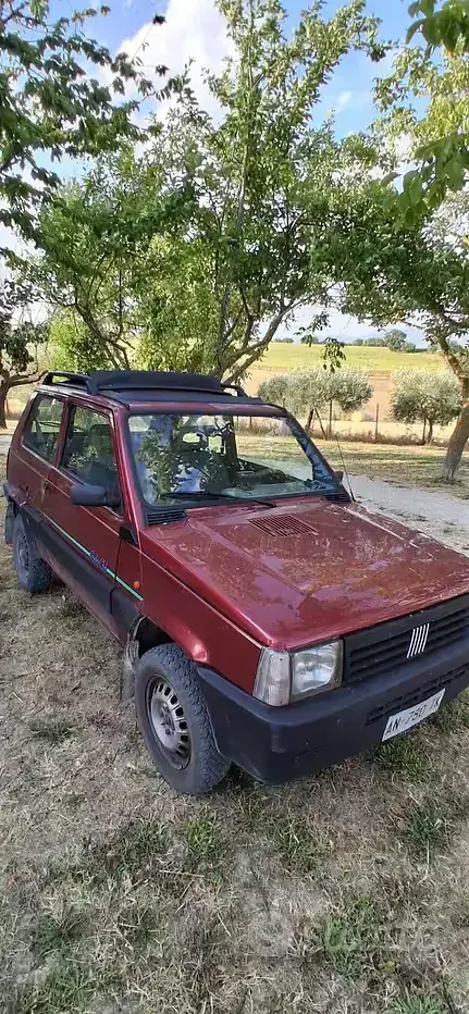 Usata Fiat Panda 4x4 54 CV (39 kW) 1997 Rosso Utilitaria