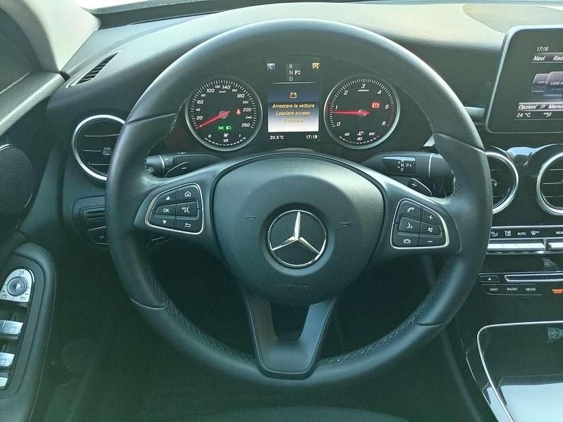 Usata Mercedes C220 170 CV (125 kW) 2017 Argento Berlina