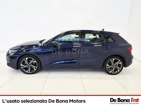 Usata Audi A3 Sportback Advanced 116 CV (85 kW) 2022 Azzurro Utilitaria