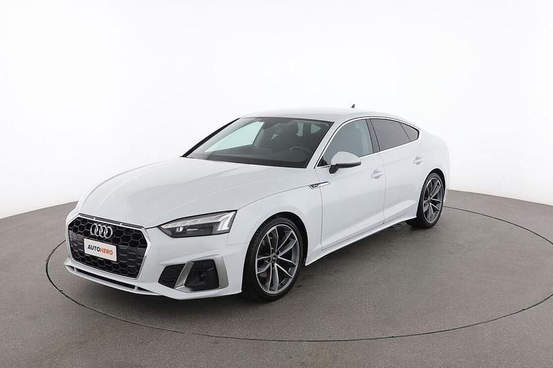 Bianco Usata 2021 Audi A5 Sportback S-Line Utilitaria | 29.199 € (Buon prezzo) - Immagine 1/4