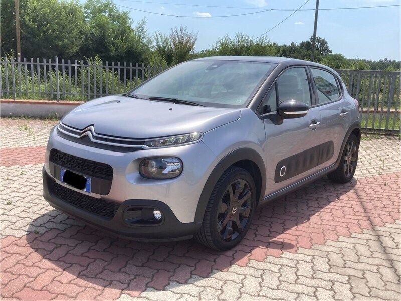 Grigio Usata 2019 Citroën C3 PureTech Due volumi | 9700 € (Buon prezzo) - Immagine 1/4