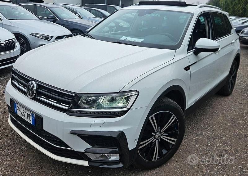 Usata VW Tiguan R-line 177 CV (130 kW) 2016 Bianco SUV