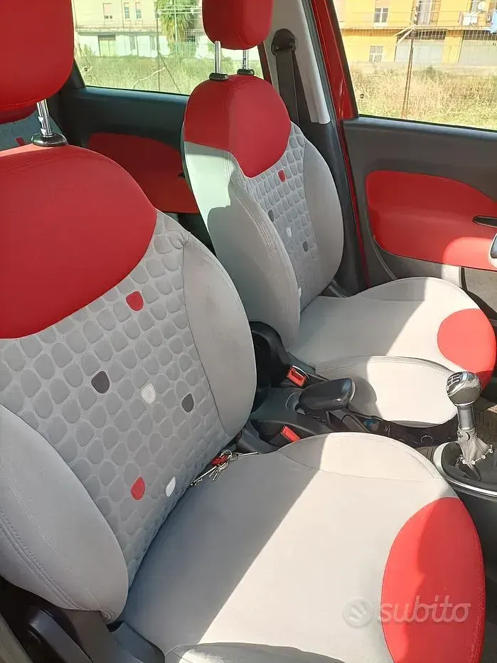 Usata Fiat 500L 85 CV (62 kW) 2014 Rosso Monovolume