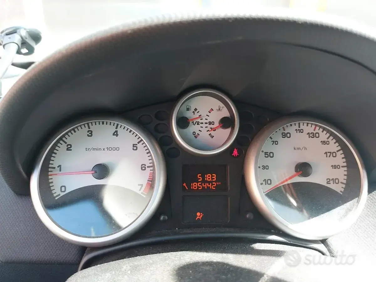 Usata Peugeot 207 88 CV (64 kW) 2010 Grigio Berlina