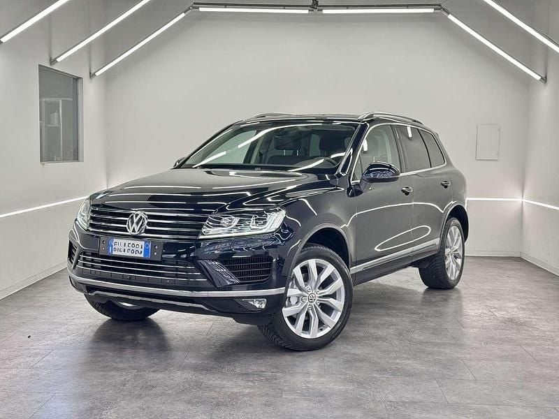 Usata VW Touareg Terrain Tech 262 CV (192 kW) 2017 Blu/azzurro SUV