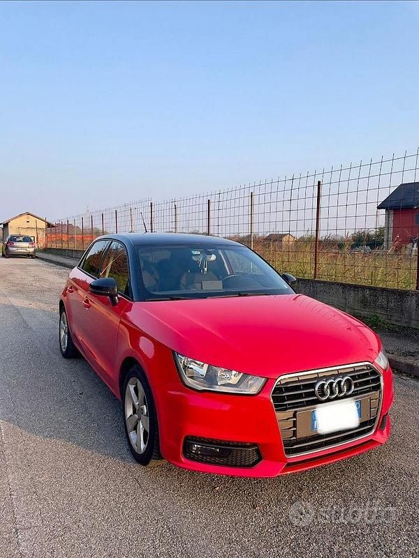 Usata Audi A1 Sport 90 CV (66 kW) 2016 Rosso Utilitaria