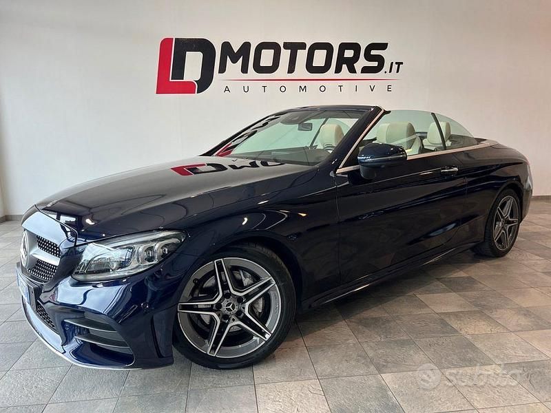 Blu Usata 2019 Mercedes C220 Premium Plus Cabrio | 31.900 € (Buon prezzo) - Immagine 1/4