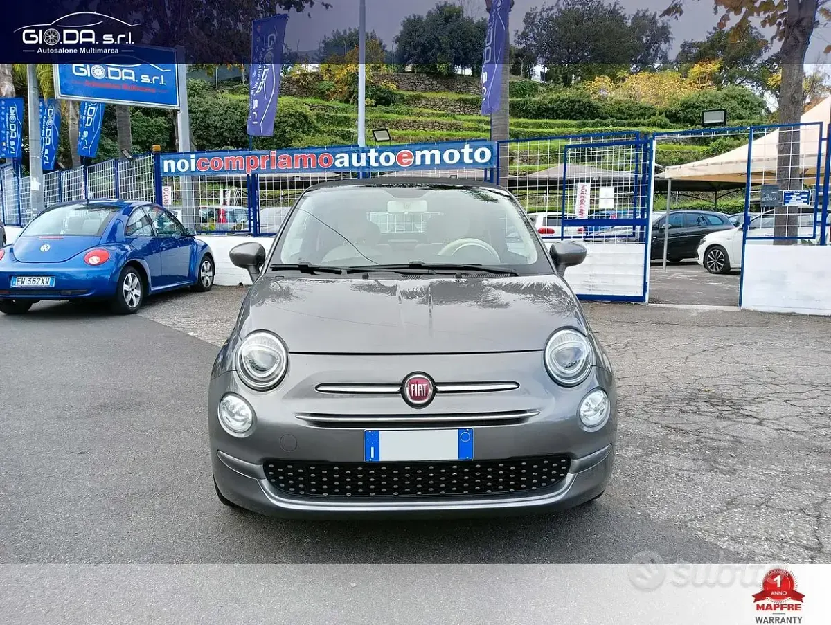 Usata Fiat 500C Lounge 69 CV (50 kW) 2019 Grigio Cabrio