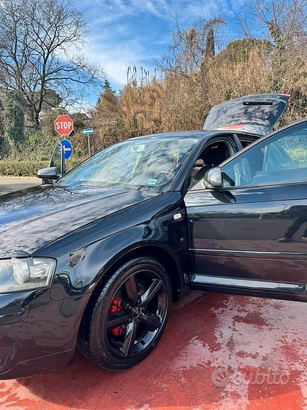 Usata Audi A3 S-Line 131 CV (96 kW) 2005 Nero Berlina