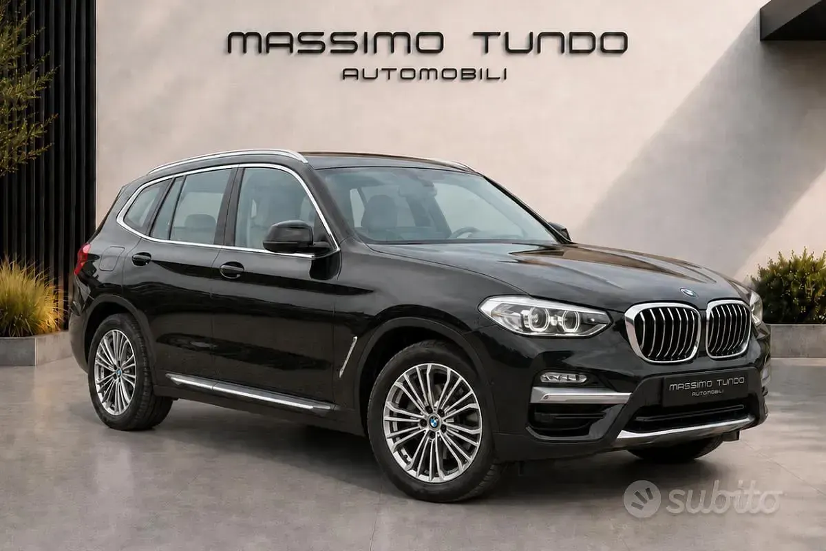 Usata BMW X3 Luxury Line 190 CV (139 kW) 2020 Nero SUV