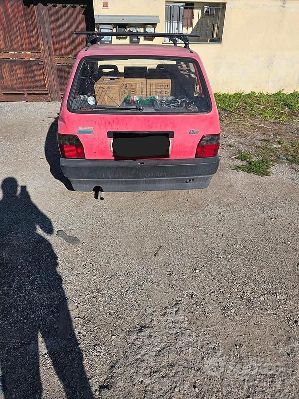 Usata Fiat Uno 45 CV (33 kW) 1992 Rosso Utilitaria