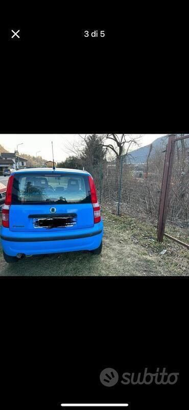 Usata Fiat Panda 2004 Blu Utilitaria