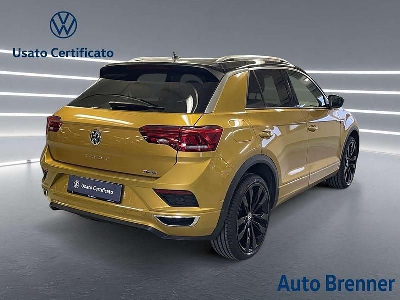 Usata VW T-Roc Advance 150 CV (110 kW) 2019 Curcuma yellow metallizzato ne SUV