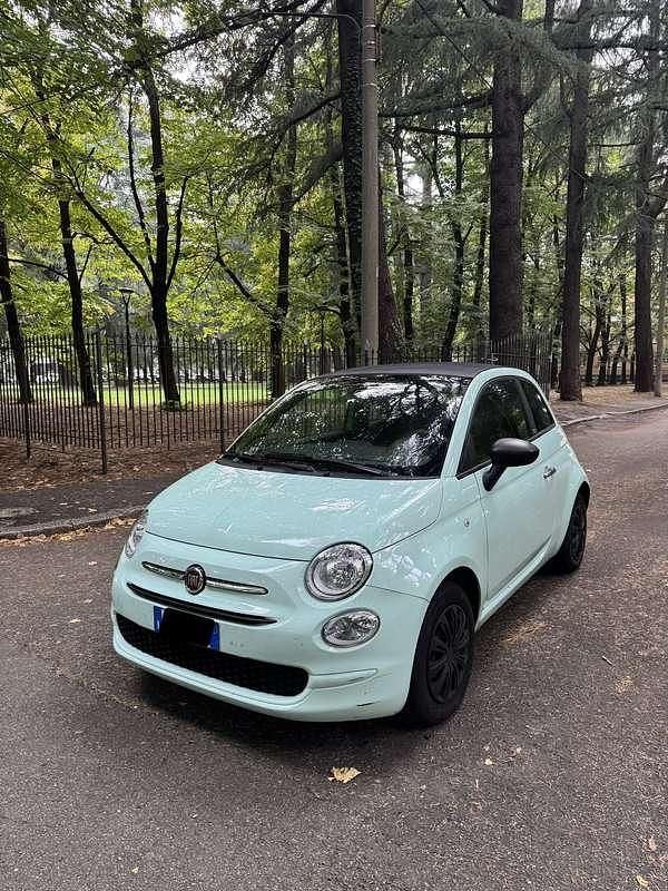 Usata Fiat 500C Dolcevita 69 CV (50 kW) 2020 Verde Cabrio