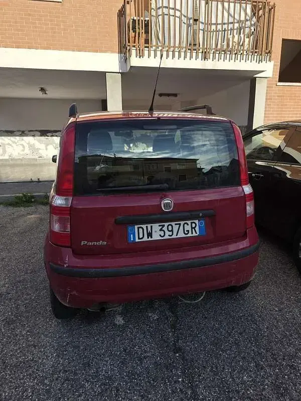 Usata Fiat Panda Dynamic 60 CV (44 kW) 2009 Rosso Utilitaria