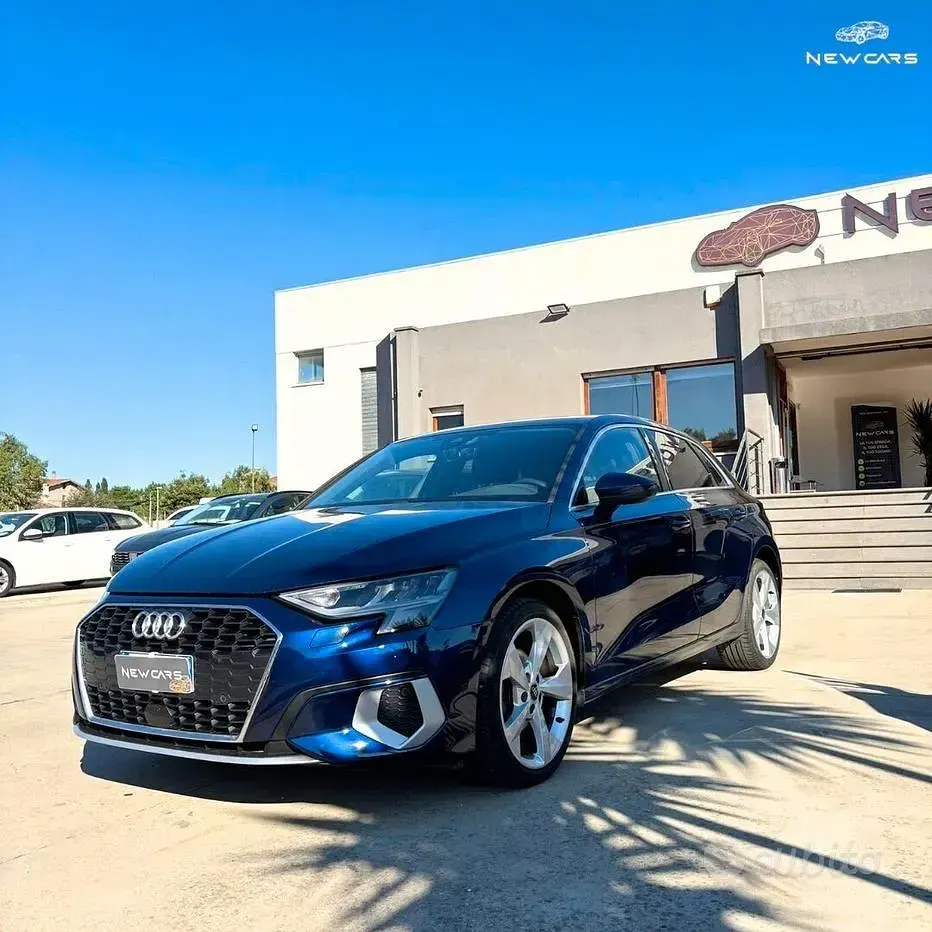 Usata Audi A3 Advanced 150 CV (110 kW) 2022 Blu Berlina