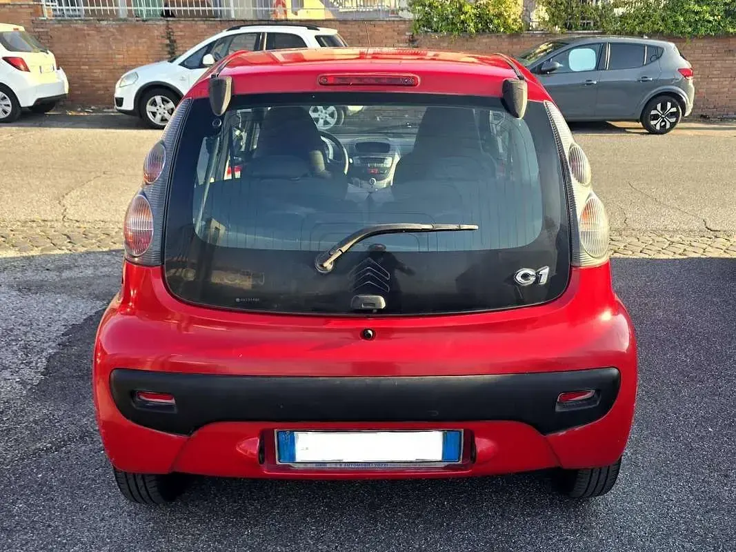 Usata Citroën C1 68 CV (50 kW) 2008 Rosso Utilitaria