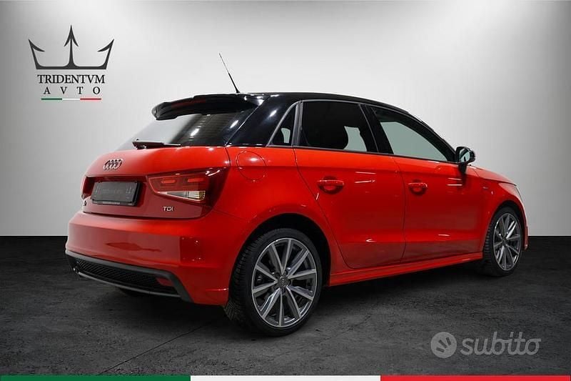 Usata Audi A1 Sportback Admired 90 CV (66 kW) 2014 Rosso Utilitaria