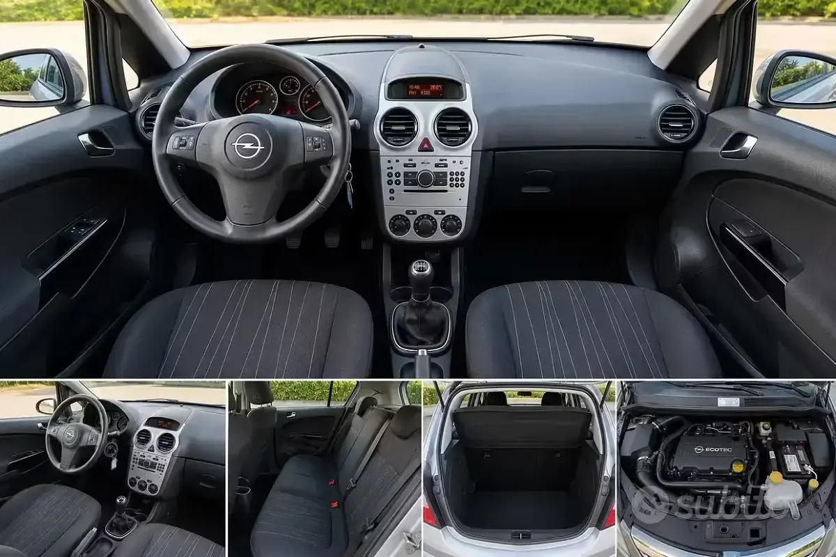 Usata Opel Corsa Cosmo 80 CV (58 kW) 2009 Grigio Utilitaria