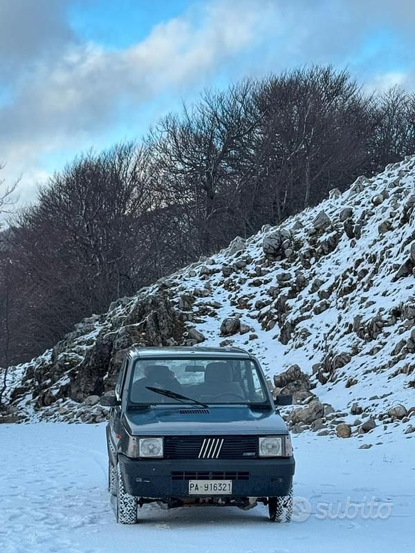 Usata Fiat Panda 4x4 50 CV (36 kW) 1987 Grigio Utilitaria