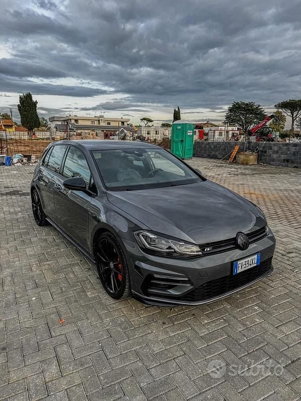 Usata VW Golf VII R-line 208 CV (152 kW) 2019 Grigio Berlina