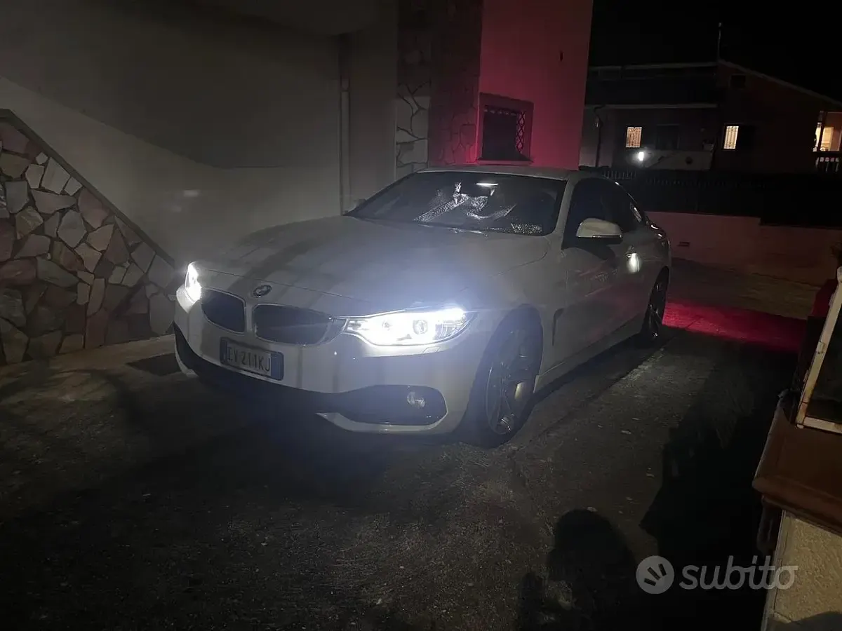 Usata BMW 420 184 CV (135 kW) 2014 Bianco Coupé
