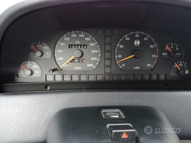 Usata Alfa Romeo 155 126 CV (92 kW) 1995 Nero Berlina
