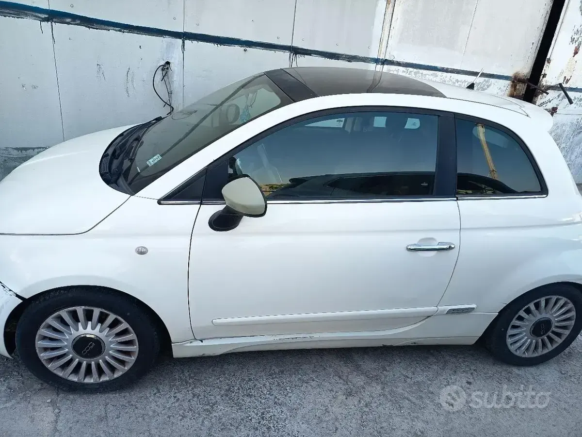 Usata Fiat 500 100 CV (73 kW) 2007 Bianco Berlina