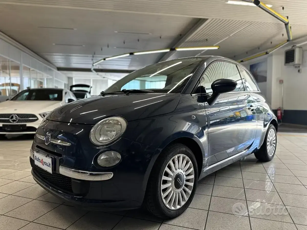 Usata Fiat 500 Pop 69 CV (50 kW) 2008 Blu Utilitaria