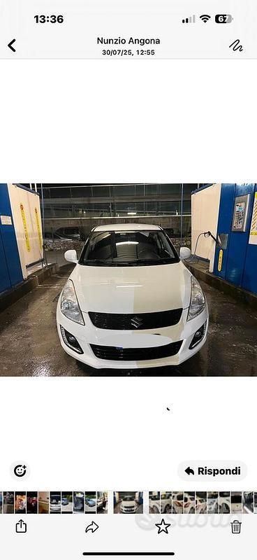 Usata Suzuki Swift 75 CV (55 kW) 2015 Bianco Utilitaria