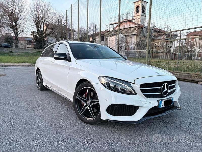Usata Mercedes C200 2015 Bianco Station wagon