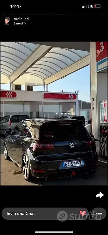 Usata VW Golf VI GTI 280 CV (205 kW) 2010 Nero Utilitaria