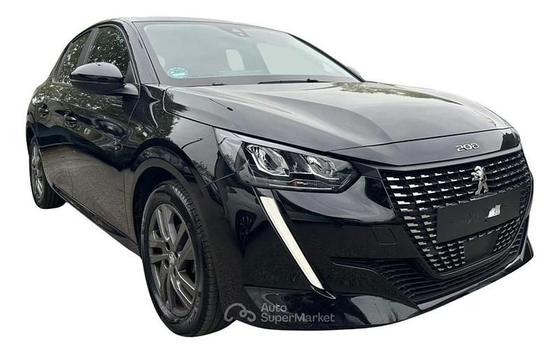 Usata Peugeot 208 Active 75 CV (55 kW) 2022 Nero Utilitaria