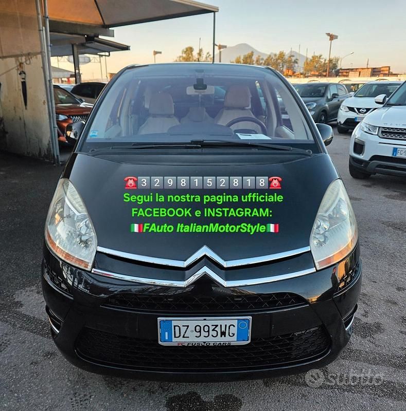 Usata Citroën C4 Picasso Seduction 120 CV (88 kW) 2010 Nero Monovolume